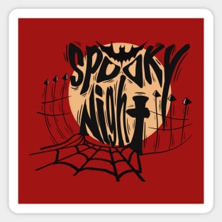 Spooky Night Sticker